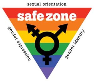 This business is a safe zone for all sexual orientation, gender expression, and gender identity